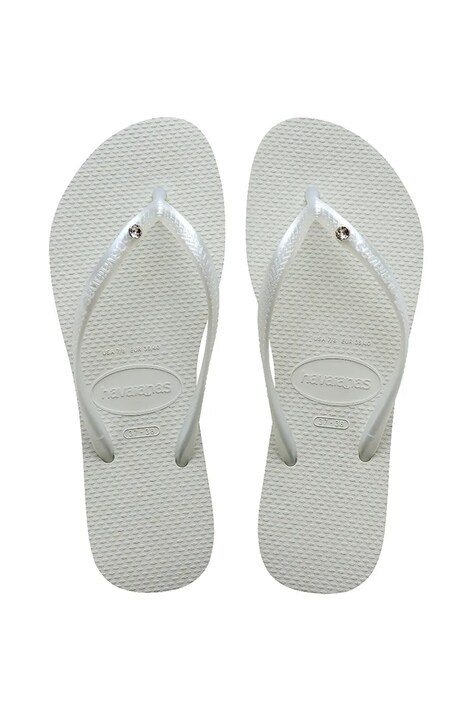 Žabky Havaianas SLIM dámské, bílá barva, 4145651.0001