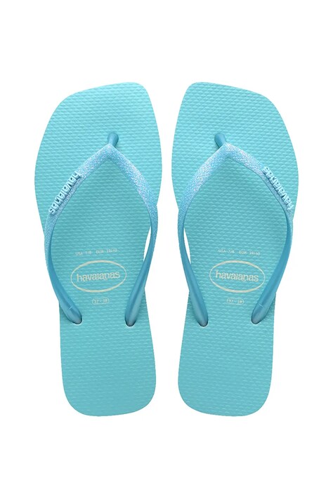 Вьетнамки Havaianas SLIM SQUARE GLITTER цвет бирюзовый 4148927.8747