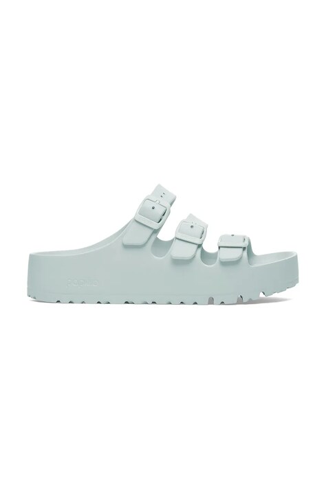 Birkenstock papuci Florida III Flex Platform EVA femei, culoarea turcoaz, cu platforma, 1029736