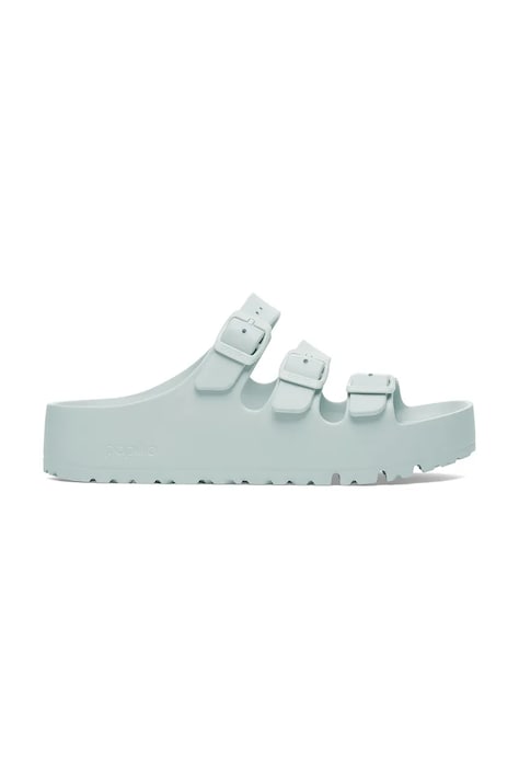 Birkenstock Klapki Florida III Flex Platform EVA damskie kolor turkusowy na platformie 1029736