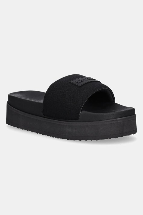 Rip Curl papuci femei, culoarea negru, cu platforma, 17AWOT
