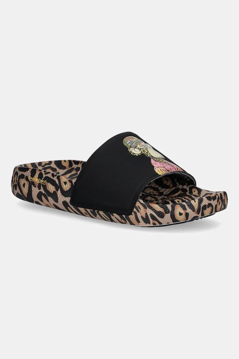 Skechers klapki LOW SLIDER damskie kolor brązowy 186091