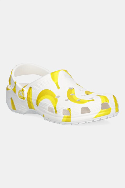Παντόφλες Crocs Classic Fresh Fruits Clog χρώμα: άσπρο, 211008