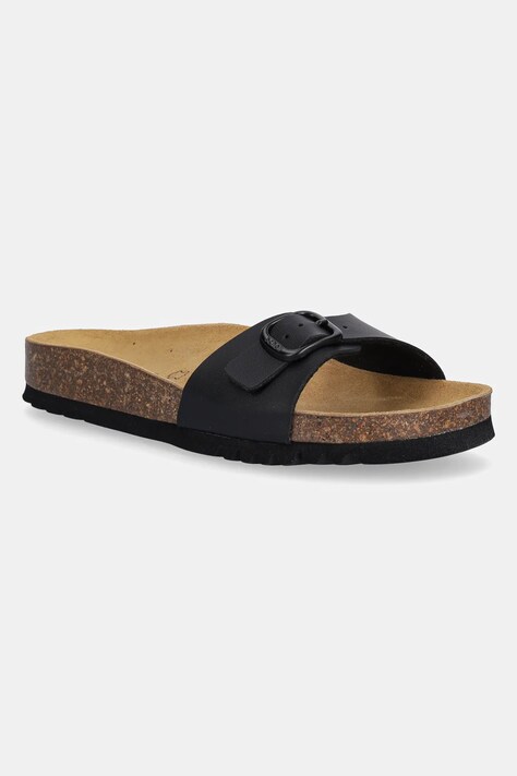 Scholl papuci ESTELLE femei, culoarea negru, F321551004