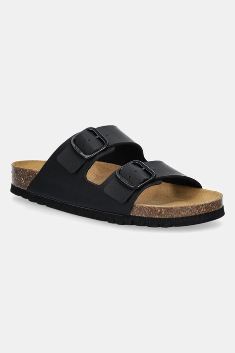 Scholl papuci JOSEPHINE femei, culoarea negru, F321641004