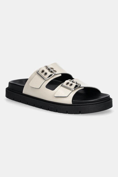 Παντόφλες σουέτ Copenhagen Suede γυναικείες, χρώμα: μπεζ, CPH796