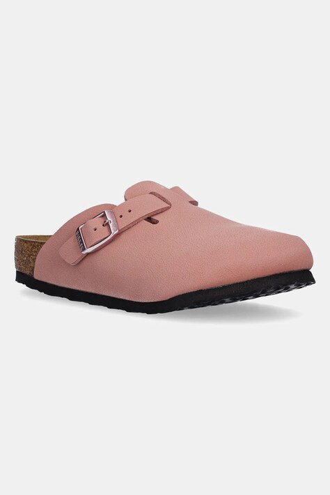 Birkenstock papuci copii Boston culoarea roz, 1029748