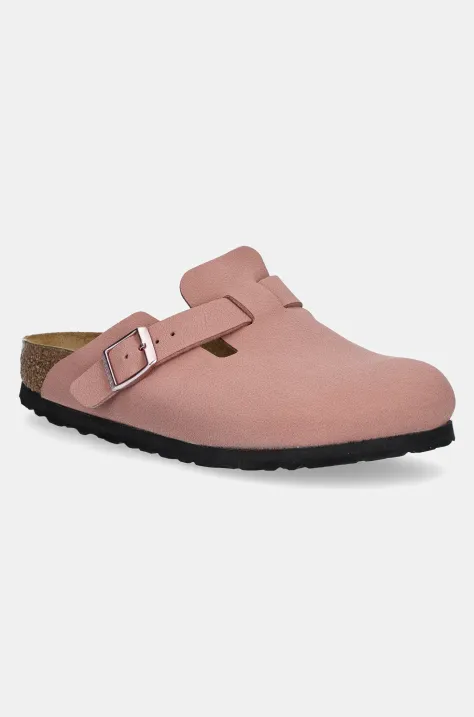 Detské šľapky Birkenstock Boston ružová farba, 1029748