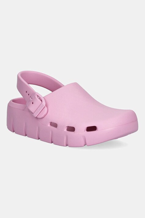 Birkenstock șlapi copii Birki-Flow culoarea roz, 1029603