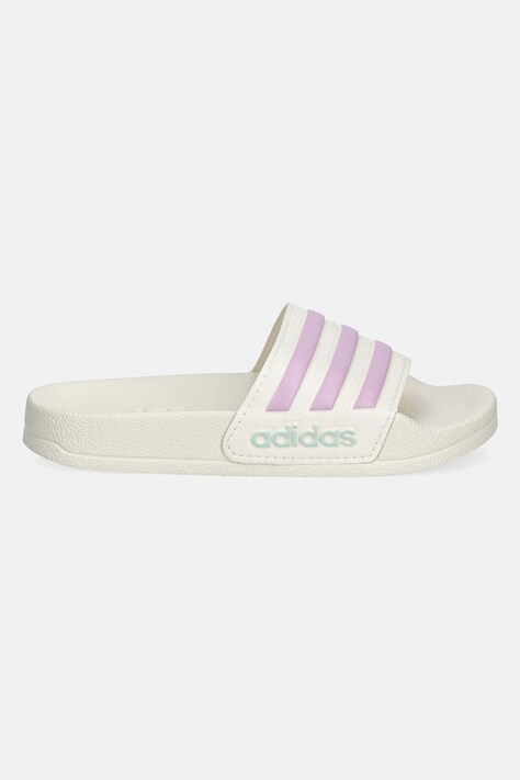 Дитячі шльопанці adidas ADILETTE SHOWER — SS25-KLG014, бежевий — фото 2