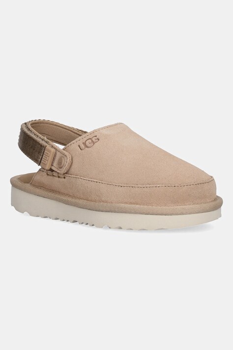 Pantofle UGG GOLDENSTAR CLOG béžová barva, 1159770T