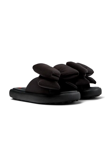 Camper șlapi copii Pelotas Flota Sandal Kids culoarea negru, K800624