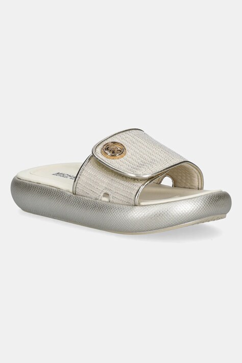 Παντόφλες Michael Kors RAELYNN DARBY χρώμα: μπεζ, MK01951250