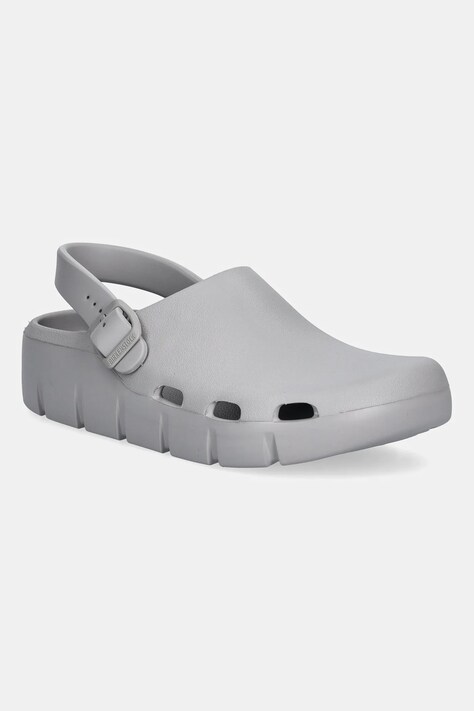 Birkenstock șlapi copii Birki-Flow culoarea gri, 1029587
