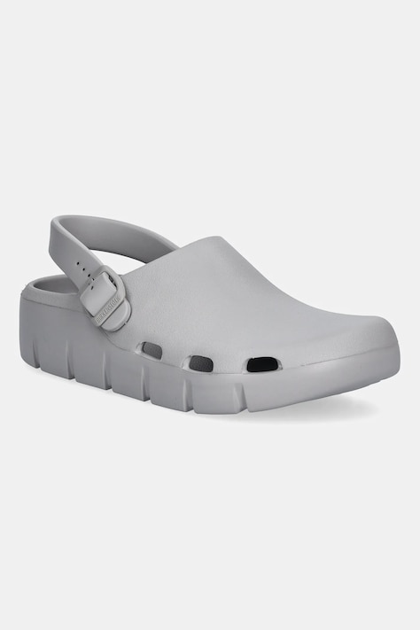Birkenstock șlapi copii Birki-Flow culoarea gri, 1029587