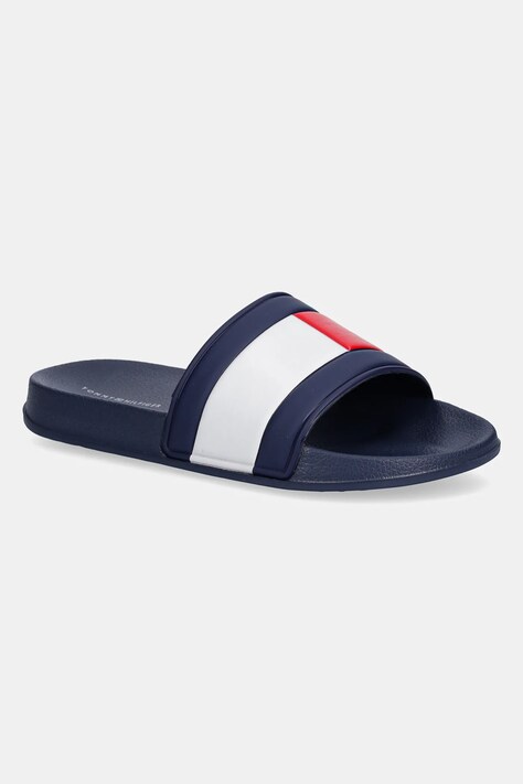 Pantofle Tommy Hilfiger tmavomodrá barva, T3X0-33915