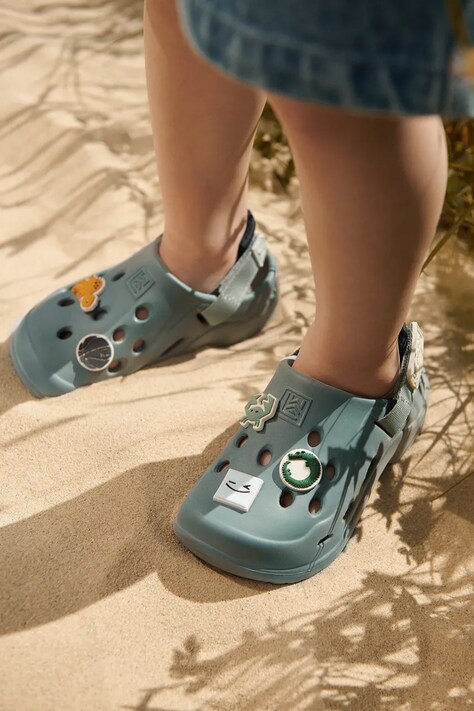 Παιδικές παντόφλες Liewood Milas Sandals χρώμα: μπλε, LW19659