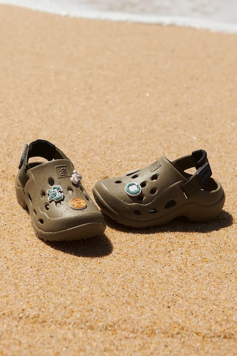 Детские шлепанцы Liewood Milas Sandals цвет зелёный LW19659