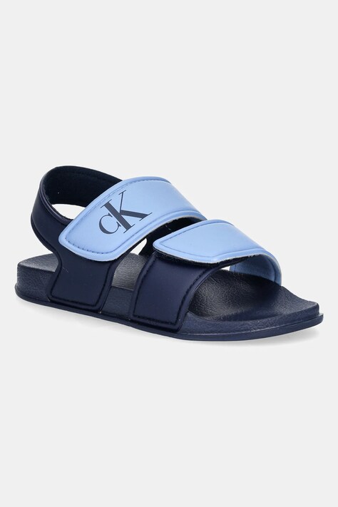 Παιδικά σανδάλια Calvin Klein Jeans χρώμα: ναυτικό μπλε, V1X2-83030