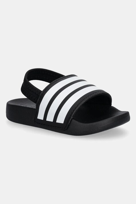adidas slapi copii ADILETTE ESTRAP culoarea negru, JR5323