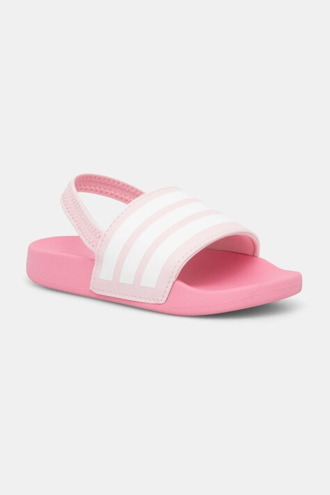 adidas sandale copii ADILETTE ESTRAP culoarea roz, JR5326