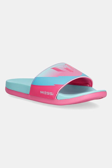 adidas klapki dziecięce ADILETTE COMFORT MESSI kolor turkusowy JR6327