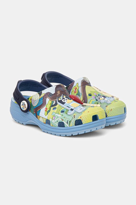 Pantofle Crocs CLASSIC BLUEY CLOG modrá barva, 210559