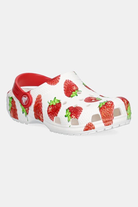 Crocs papuci CLASSIC FRESH FRUITS CLOG KIDS culoarea alb, 211020