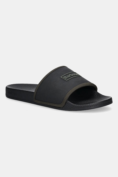 Шльопанці Barbour Cresswell колір чорний MBS0020BK51