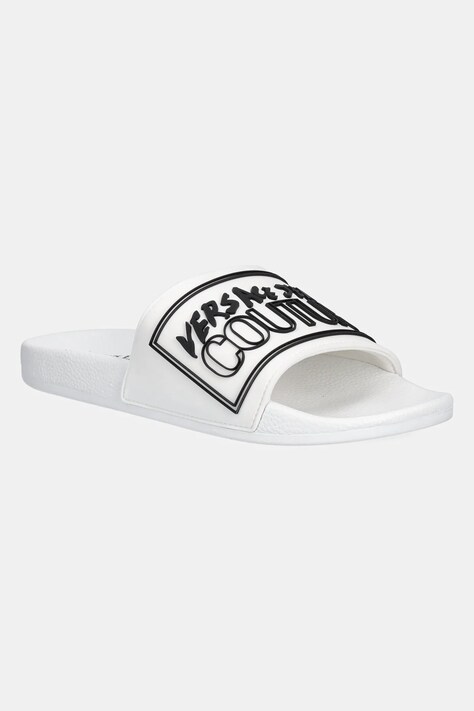 Versace Jeans Couture papucs fehér, férfi, 78YA3SQ3 ZSC22 003