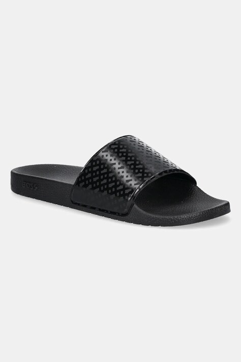 BOSS papuci Aryeh barbati, culoarea negru, 50541783