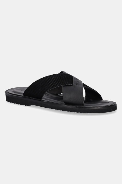 Кожени чехли Emporio Armani мъжки в черно X4P124 XR340 K001