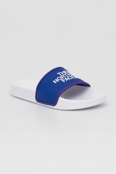 The North Face papuci BASE CAMP SLIDE III culoarea alb, NF0A4T2RCN01