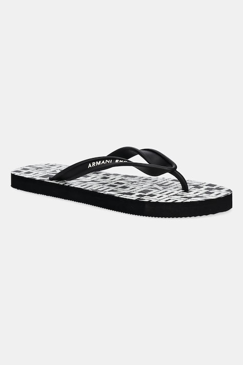 Вьетнамки Armani Exchange мужские цвет чёрный XUQ002 XV676 N814