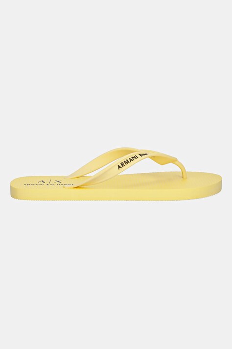 Armani Exchange șlapi bărbați, culoarea galben, XUQ002 XV676 U669