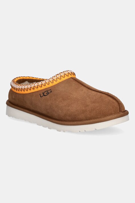 UGG papuci din piele intoarsa Tasman culoarea maro, 5950-CRGH