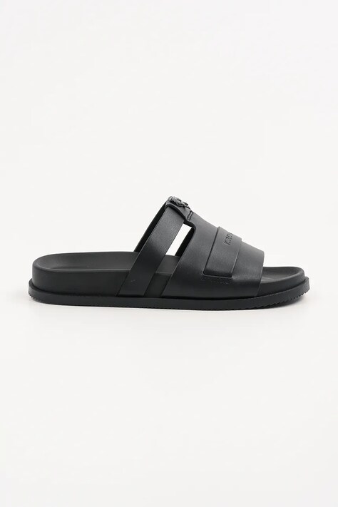 Karl Lagerfeld papuci de piele KADEN culoarea negru, KL72125