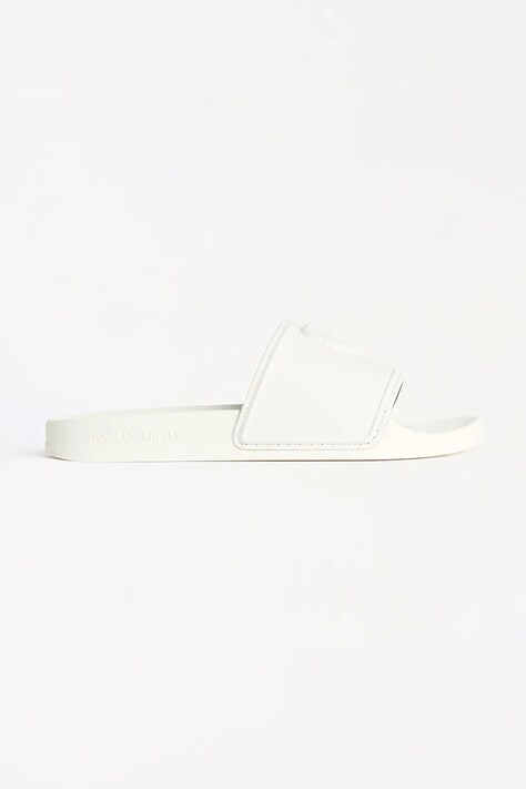 Karl Lagerfeld papucs KONDO fehér, férfi, KL70009A