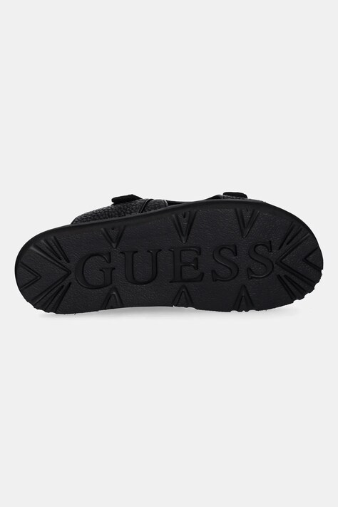 Pantofle Guess BAHAMAS pánské, černá barva, FMJBAH ELE03