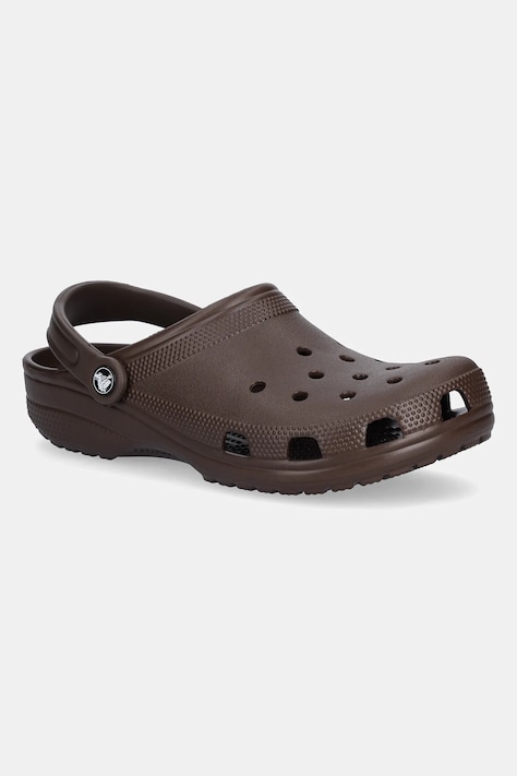 Παντόφλες Crocs Classic χρώμα: καφέ, 10001
