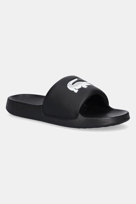Lacoste papuci SERVE SLIDE 1.0 culoarea negru, 49CMA0021