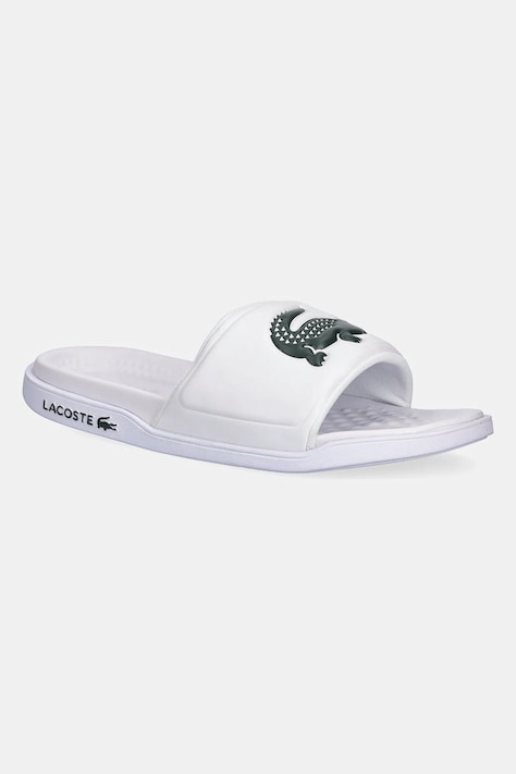 Šľapky Lacoste SERVE SLIDE DUAL biela farba, 49CMA0038