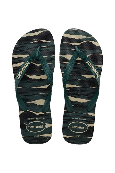 Havaianas japonki TOP CAMU PANTANAL męskie kolor zielony 4141398.5266
