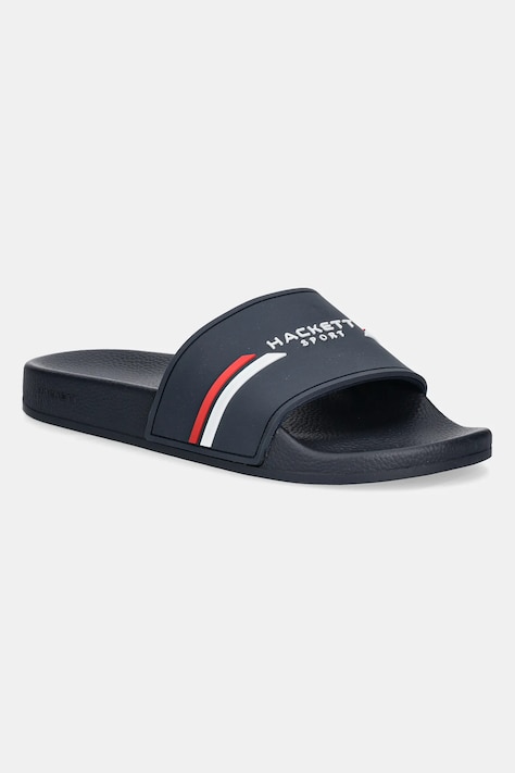 Natikače Hackett London SLIDER SPORT za muškarce, boja: tamno plava, HMS21287