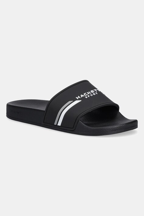 Шльопанці Hackett London SLIDER SPORT чоловічі колір чорний HMS21287