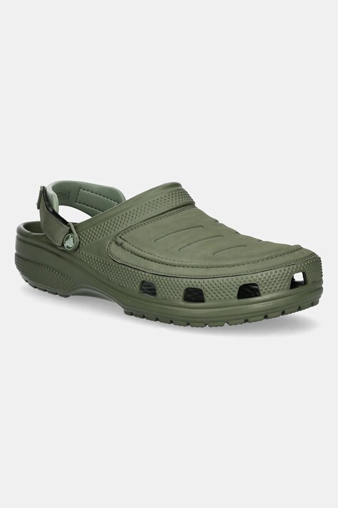 Pantofle Crocs Yukon Vista II LR Clog M pánské, zelená barva, 207689.0M
