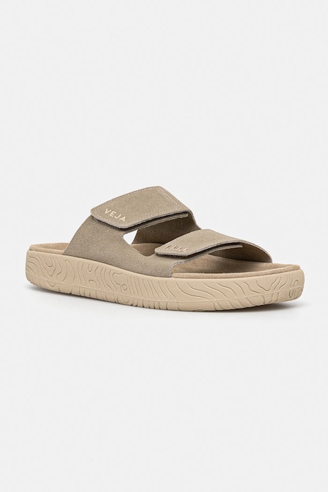 Natikače od brušene kože Veja Etna boja: bež, SA3220670B