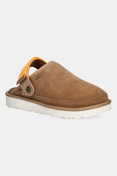 Pantofle UGG Goldencoast Clog Ii pánské, hnědá barva, 1166915.CRGH