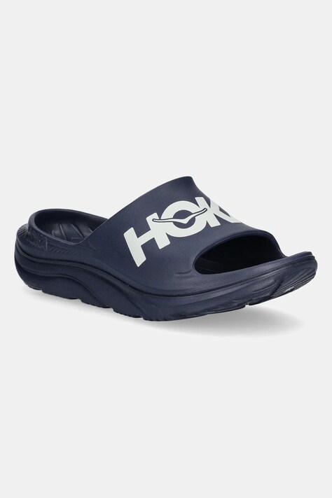 Hoka papuci Ora Athletic Slide culoarea albastru marin, 1155154
