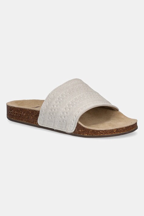 adidas Originals klapki zamszowe Adilette RS kolor szary IH6148
